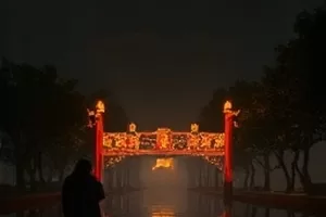 《一次讲清霞层叠加》封面，同心圆层叠图形配时间刻线